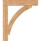 Ekena Millwork Thorton Block Smooth Bracket w/ Offset Brace, Western Red Cedar, 7 1/2"W x 38"D x 44"H BKT0806X38X44THR05SWR - alternate 2
